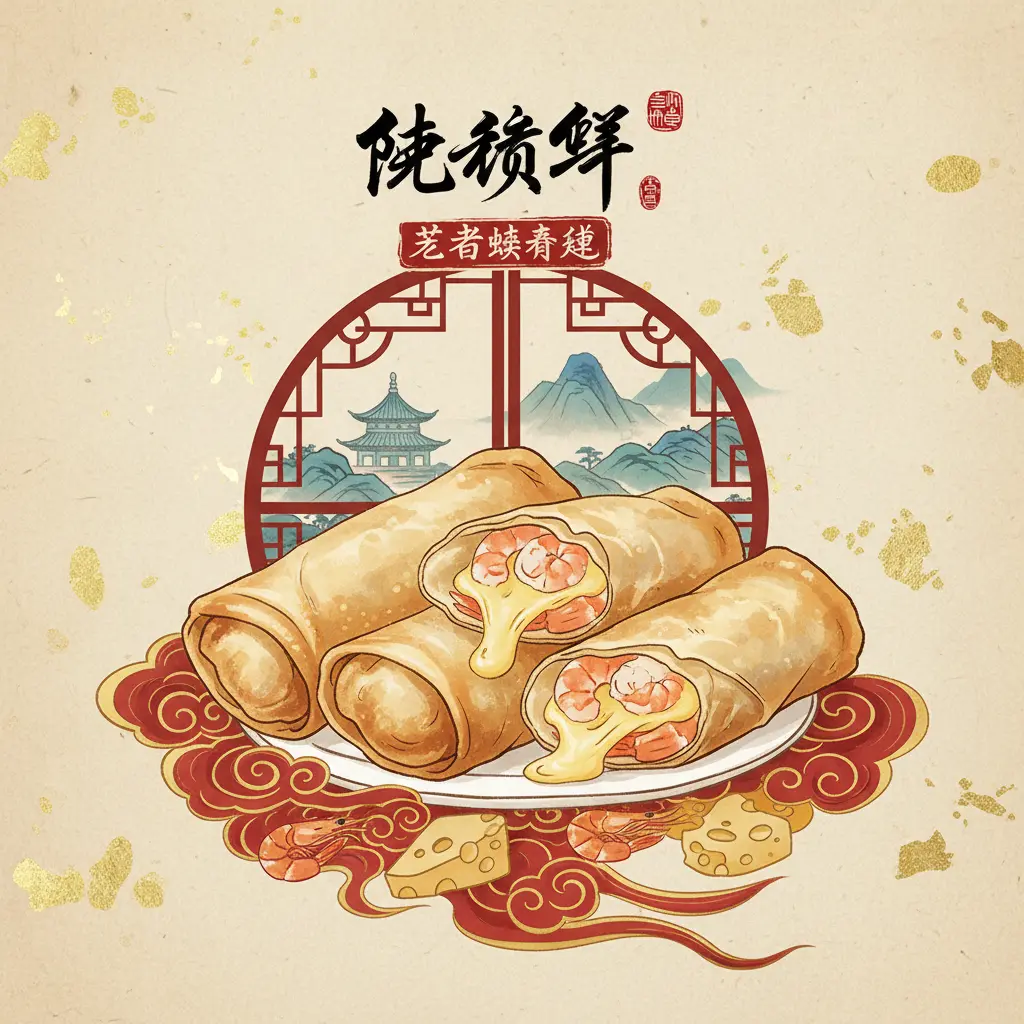 陳師傅 - 芝士蝦春捲