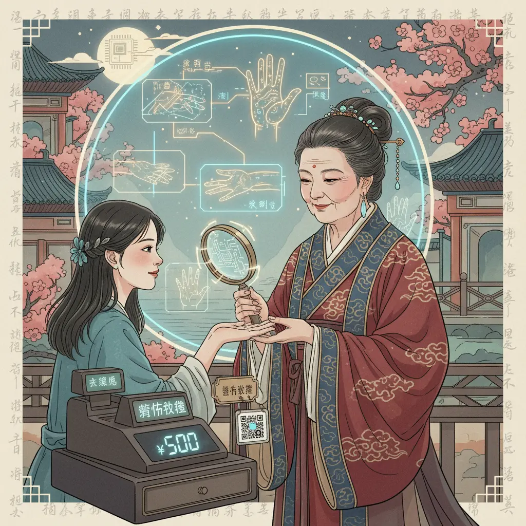 算命收費 - 手相學